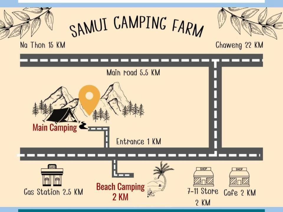 Samui Camping Farm Laem Sor Dış mekan fotoğraf